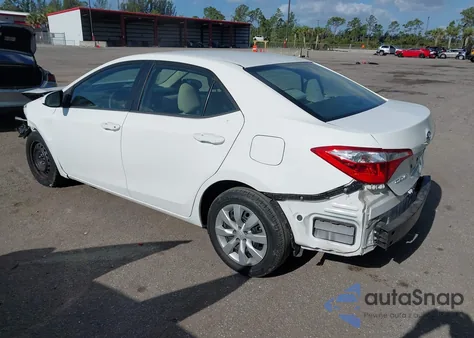 2016 Toyota Corolla Le из США, поврежденный, VIN 2T1BURHE4GC738062